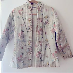 Vintage Chinese style quilted floral jacket